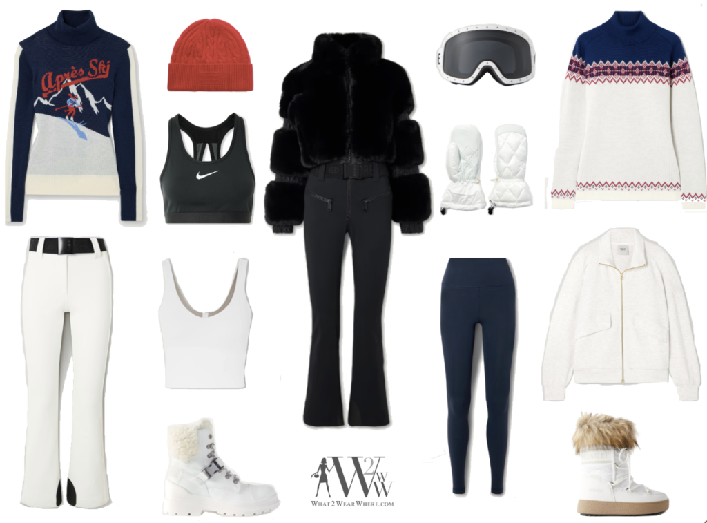 Hilary Dick, fashion editor of What2WearWhere picks the best of ski fashion.  